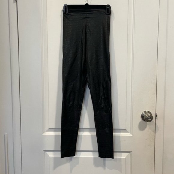 Commando Faux Leather Croc Leggings - Picture 4 of 5